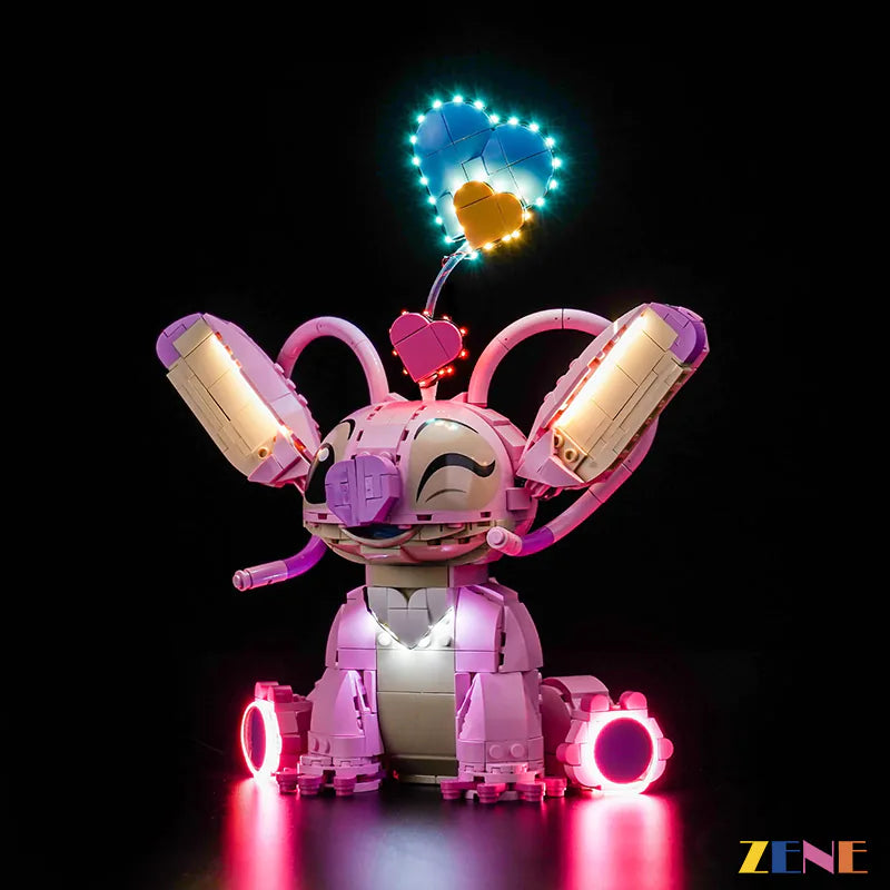 zene bricks Light Kit for LEGO Angel #43257