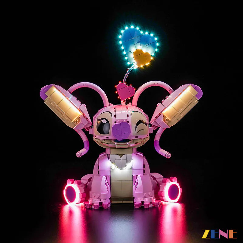 zene bricks Light Kit for LEGO Angel #43257