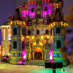 Light Kit for LEGO Beauty and the Beast Castle #43263