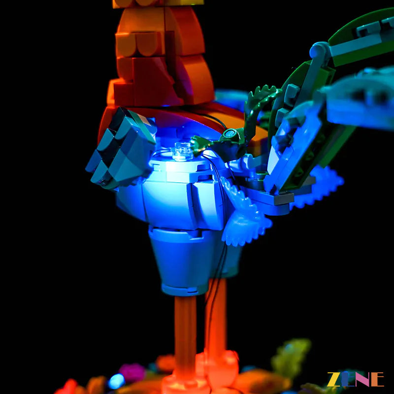 zene bricks Light Kit for LEGO Disney Heihei #43272