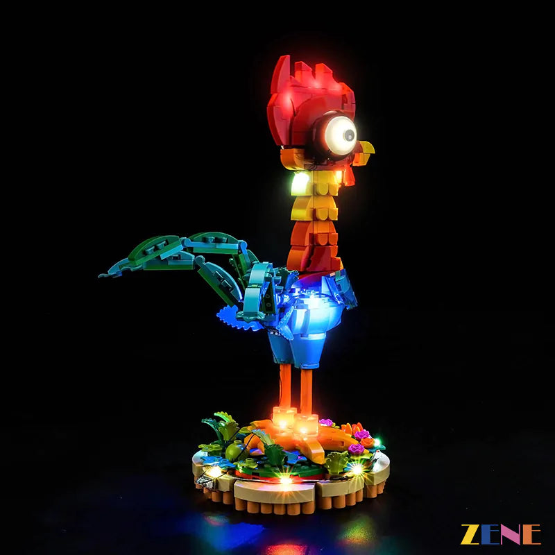 zene bricks Light Kit for LEGO Disney Heihei #43272