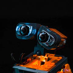 romantic Disney robot display lighting upgrade - ZENE Bricks Light Kit for LEGO® WALL-E and EVE #43279