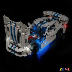 ZENE Bricks Light Kit for LEGO Dodge Viper GTS-R Sports Car #42234