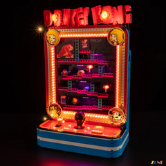 ZENE Bricks Light Kit for LEGO Donkey Kong Arcade #72051 (Color Control Ver.)