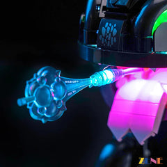 Toothless green eyes and plasma blast glow - ZENE Bricks Light Kit for LEGO® Dragon Toothless #10375