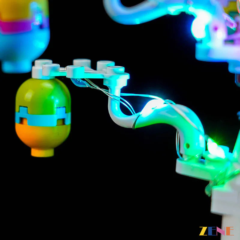 zene bricks Light Kit for LEGO Easter Bunny and Chick Egg Hunt #40808