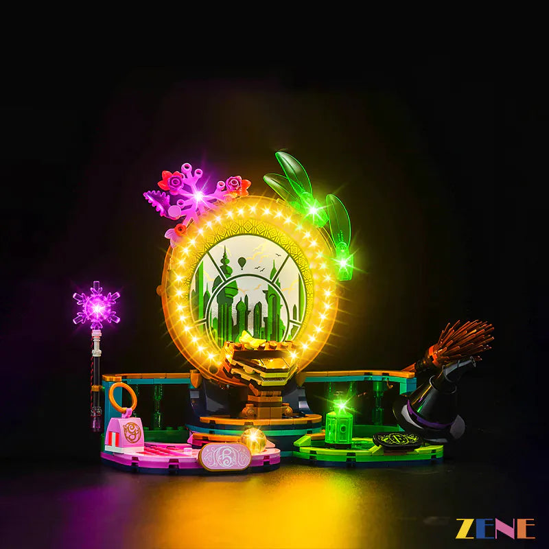 zene bricks Light Kit for LEGO Elphaba Glinda Figures #75682