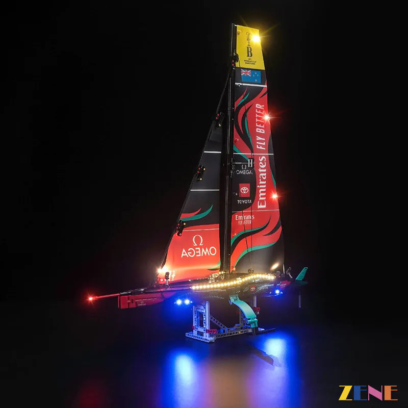 zene bricks Light Kit for LEGO Emirates Team New Zealand AC75 Yacht #42174