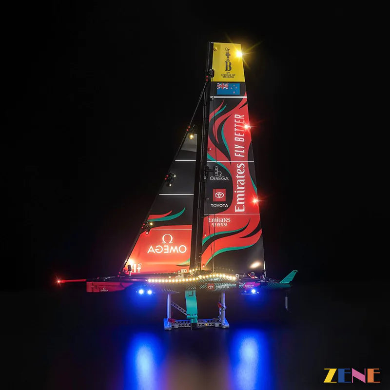 zene bricks Light Kit for LEGO Emirates Team New Zealand AC75 Yacht #42174