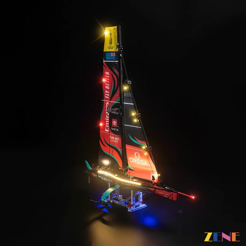 zene bricks Light Kit for LEGO Emirates Team New Zealand AC75 Yacht #42174