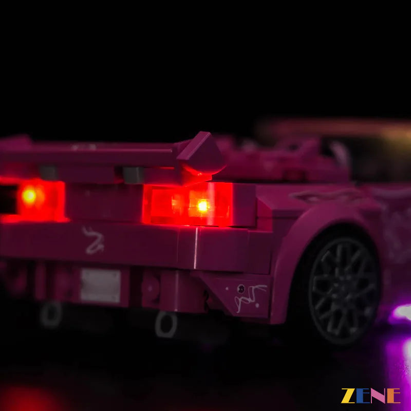 zene bricks Light Kit for LEGO Fast Furious Honda S2000 #77241