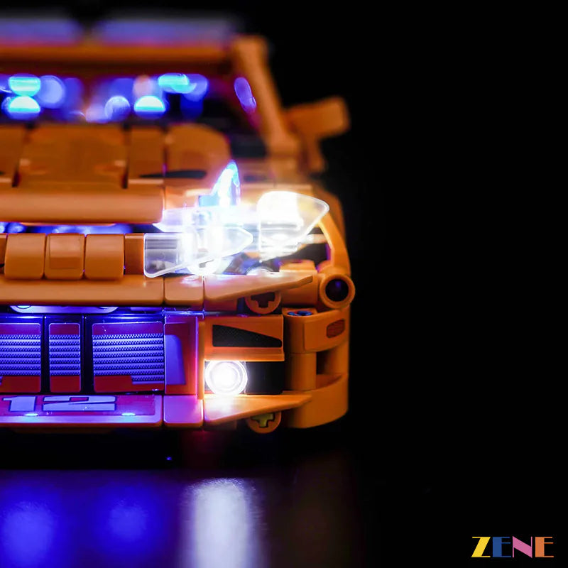 zene bricks Light Kit for LEGO Fast and Furious Toyota Supra MK4 #42204
