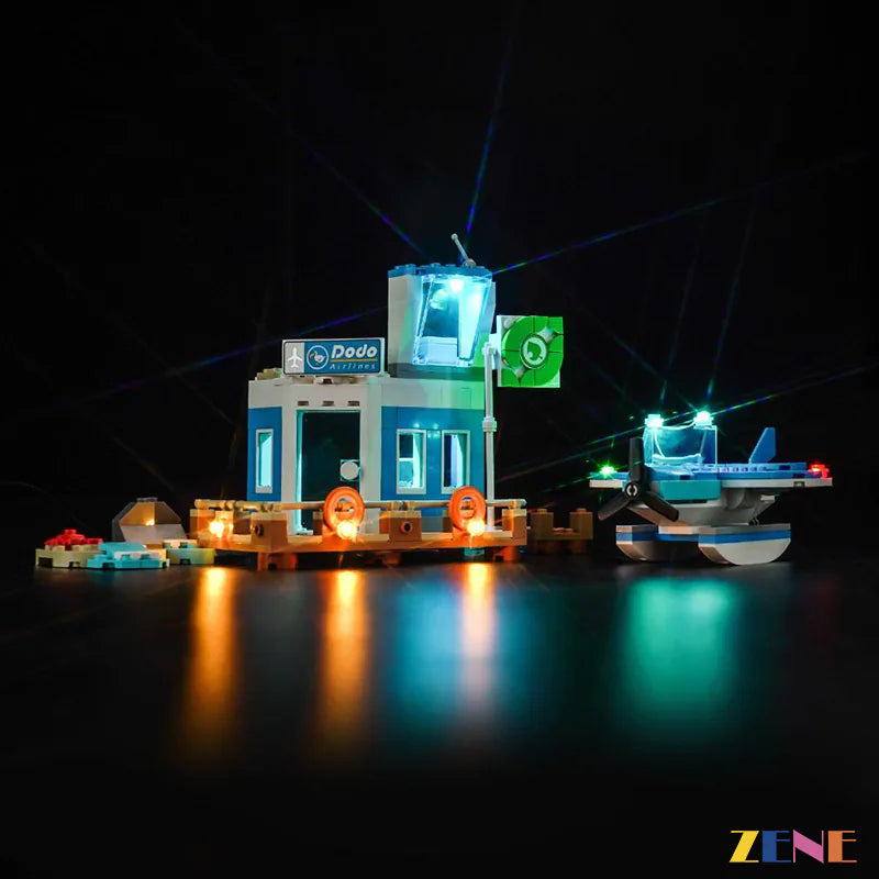 zene bricks Light Kit for LEGO Animal Crossing Fly with Dodo Airlines #77051