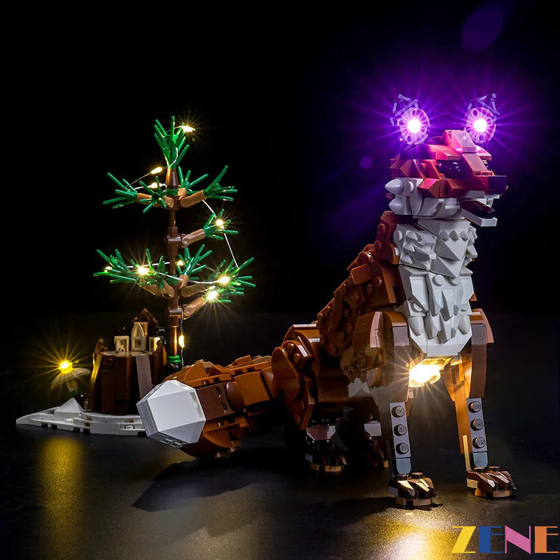 zene bricks Light Kit for LEGO Red Fox #31154 Forest Animals