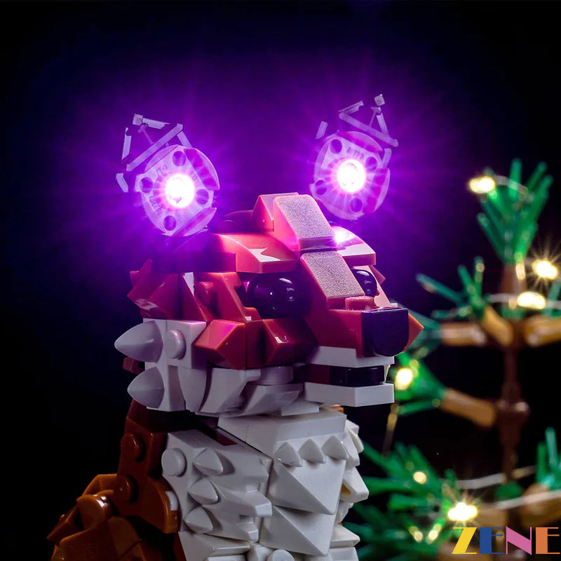 zene bricks Light Kit for LEGO Red Fox #31154 Forest Animals