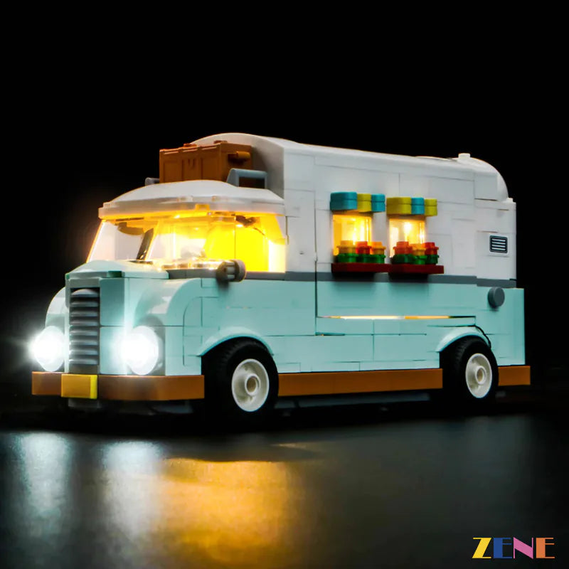 zene bricks Light Kit for LEGO Camper Van Adventure #42663
