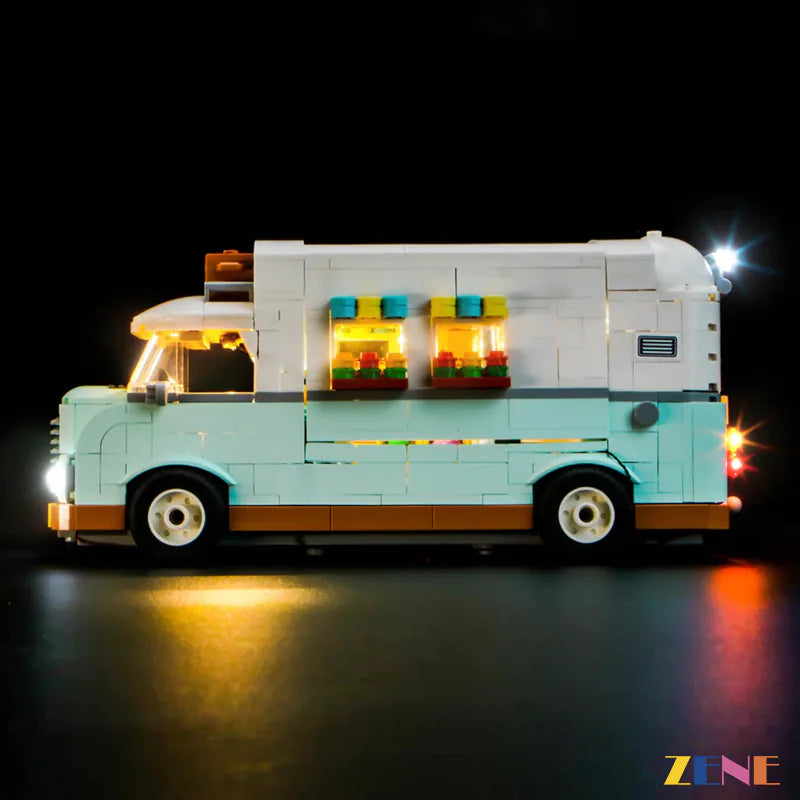 zene bricks Light Kit for LEGO Camper Van Adventure #42663