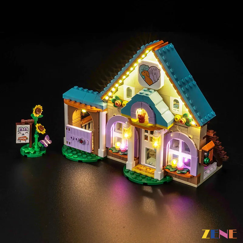 zene bricks Light Kit for LEGO Horse and Pet Vet Clinic #42651