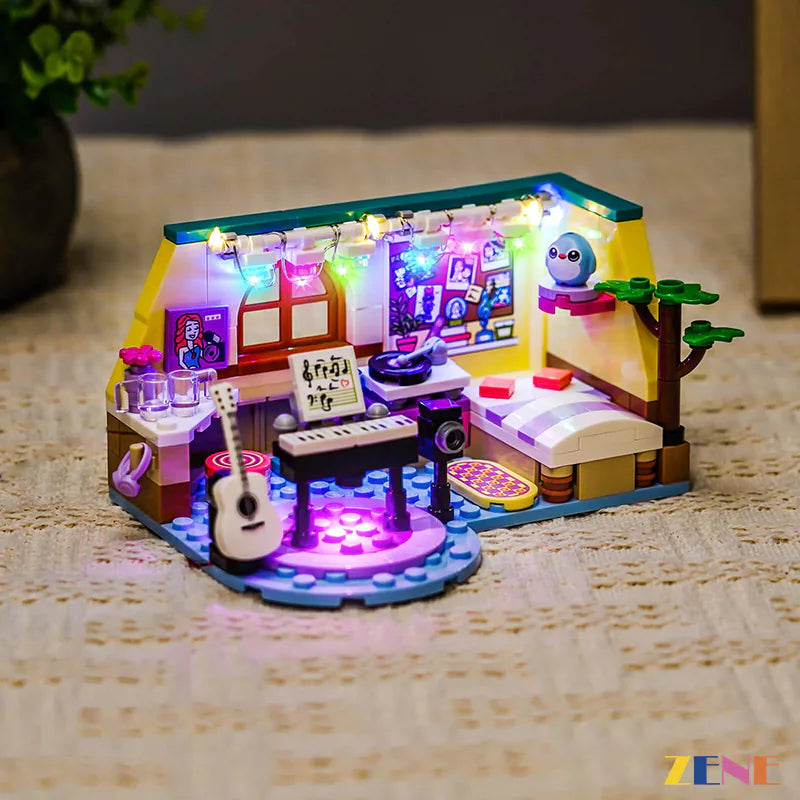 zene bricks Light Kit for LEGO Friends Paisley's Room #42647