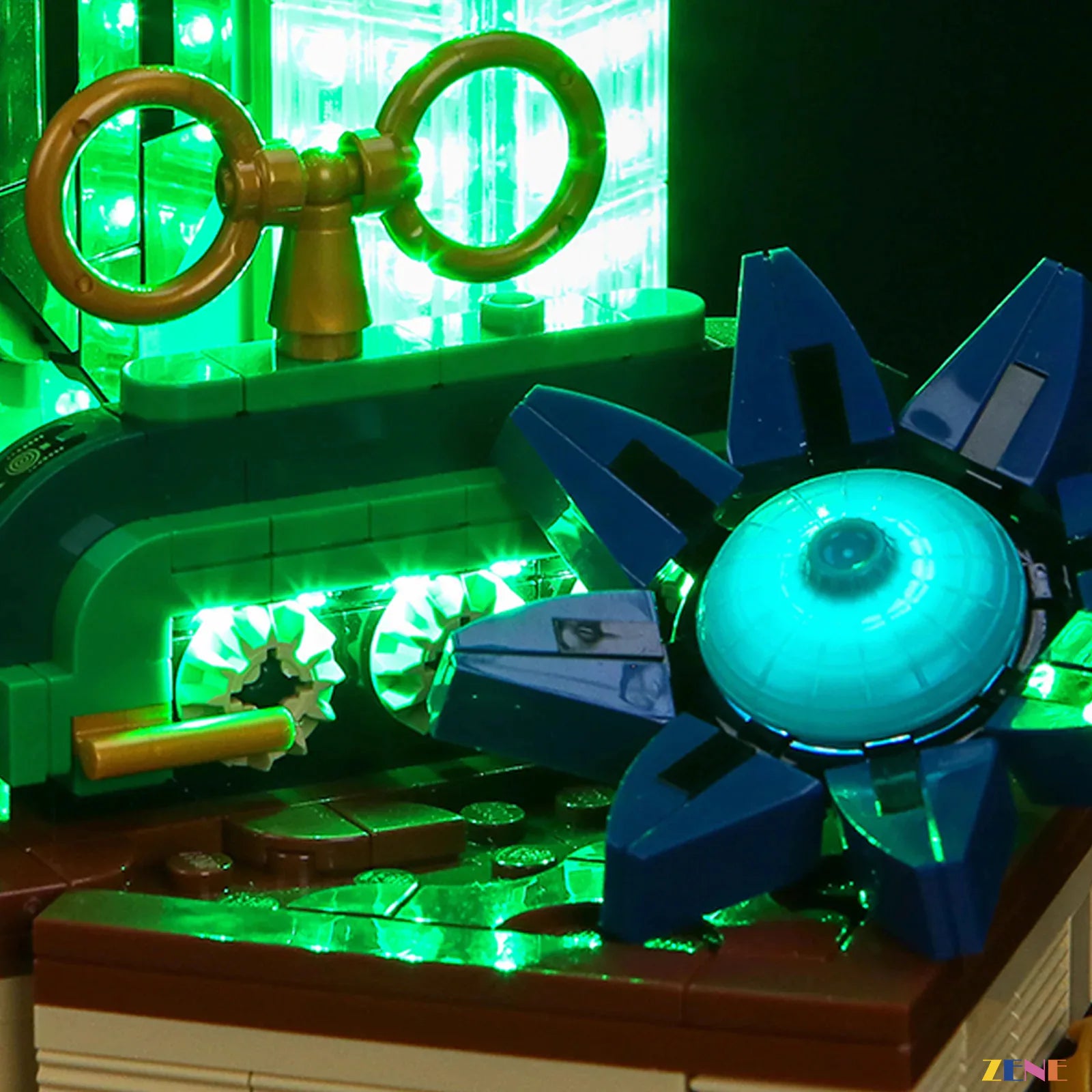 zene bricks LEGO Glinda & Elphaba Bookends Light Kit for #75691