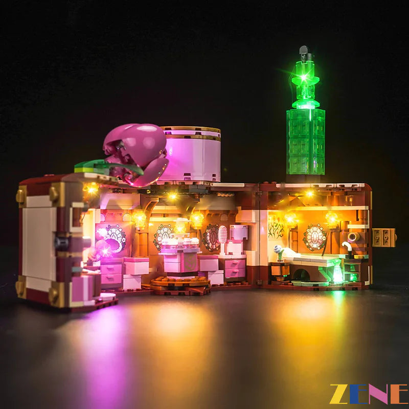 zene bricks Light Kit for LEGO Glinda Elphaba's Dormitory 75683