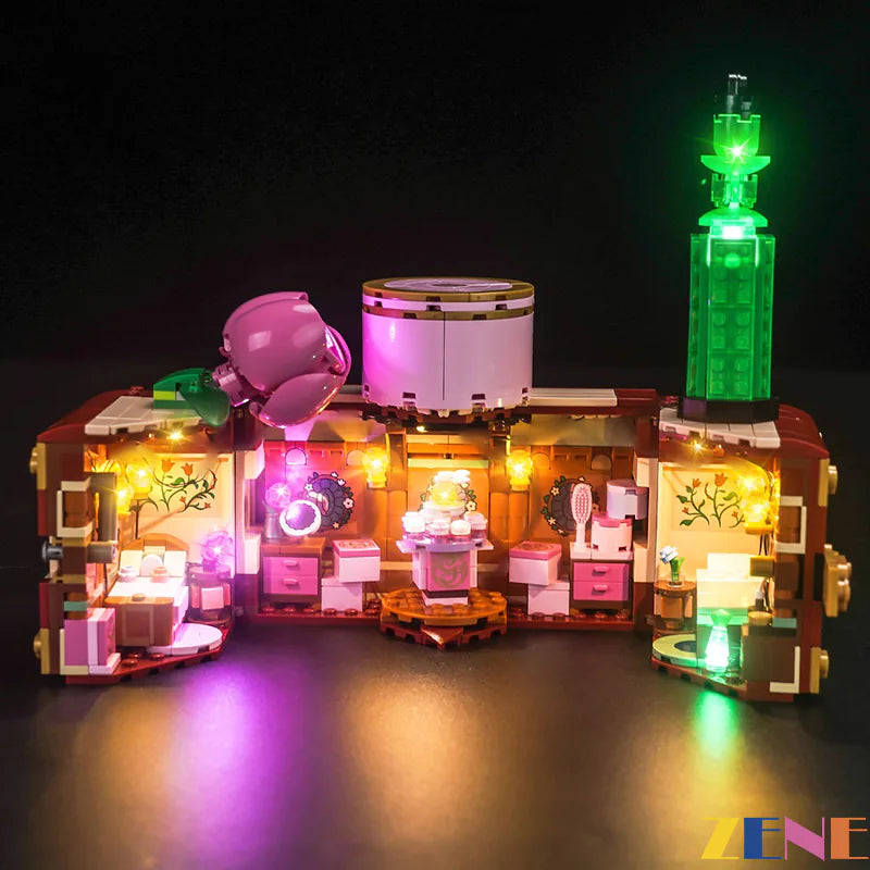 zene bricks Light Kit for LEGO Glinda Elphaba's Dormitory 75683