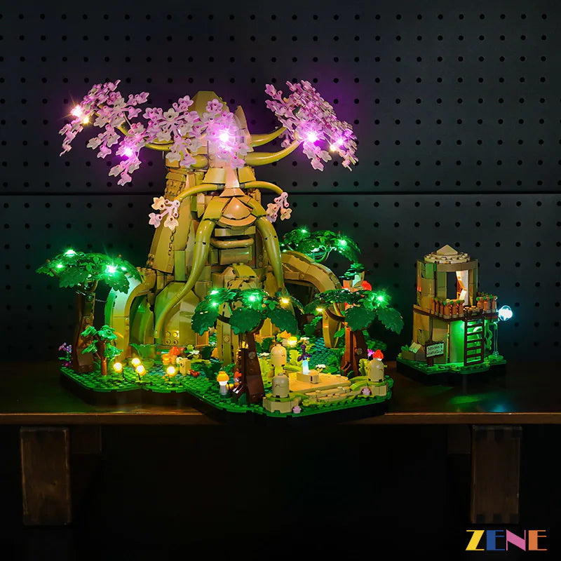 zene bricks Light Kit for LEGO Great Deku Tree 2-in-1 #77092 (The Legend of Zelda™)