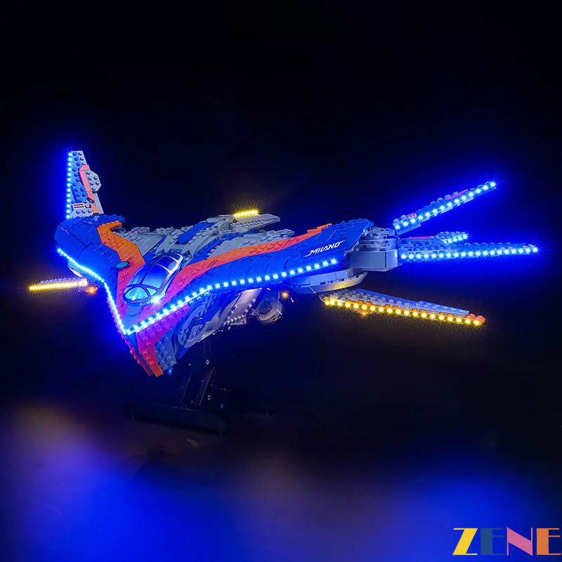 zene bricks Light Kit for LEGO Guardians of the Galaxy The Milano #76286