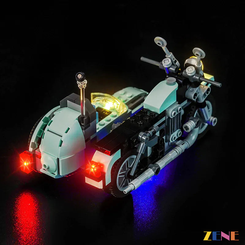 zene bricks Light Kit for LEGO Hagrid & Harry's Motorcycle Ride #76443