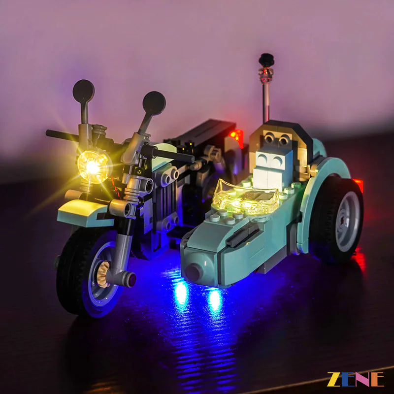 zene bricks Light Kit for LEGO Hagrid & Harry's Motorcycle Ride #76443