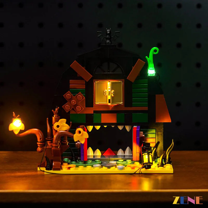 zene bricks Light Kit for LEGO Halloween Barn #40721 Halloween