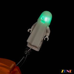 Warm Spooky Pumpkin Glow For Halloween LEGO® Builders - ZENE Bricks Light Kit For LEGO® Halloween Pumpkin Lantern #40872