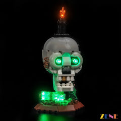 ZENE Bricks Light Kit for LEGO Halloween Skull Candle #40883