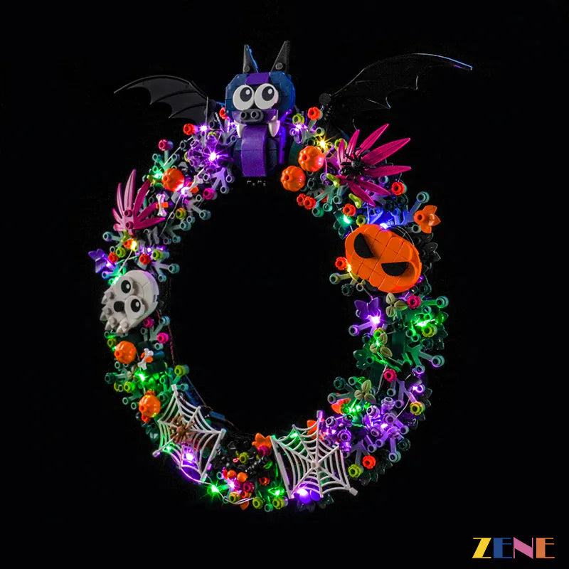LEGO® Halloween Wreath Light Kit for #40825