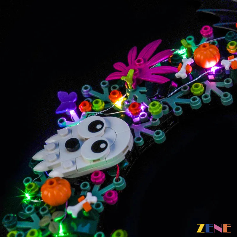 LEGO® Halloween Wreath Light Kit for #40825