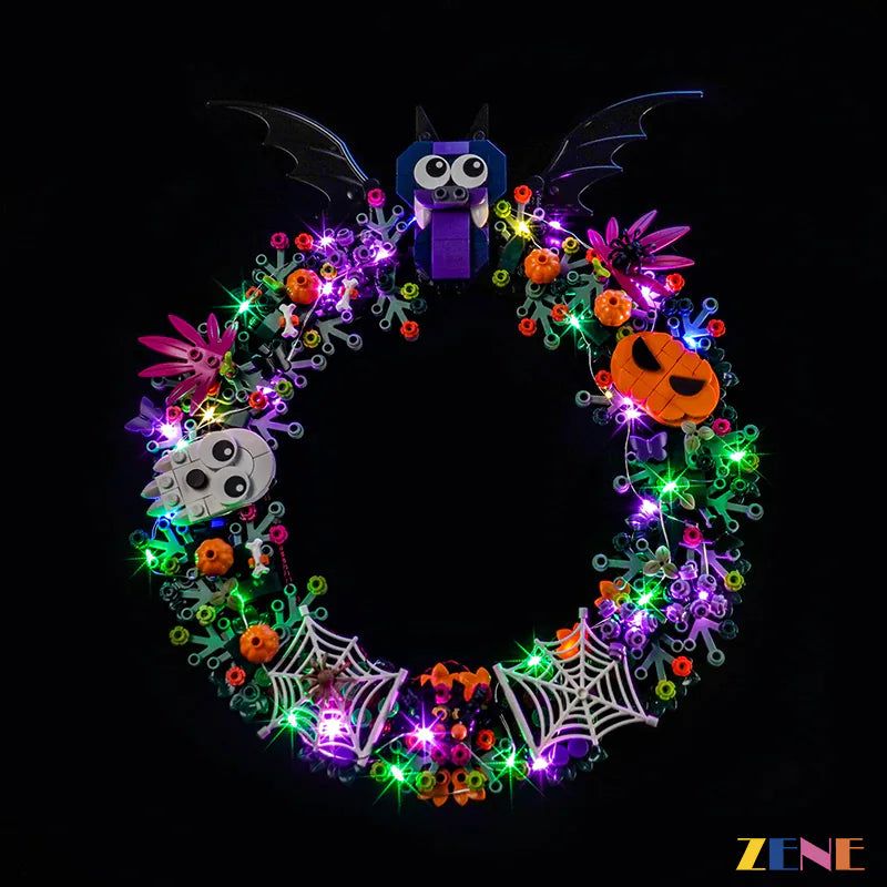 LEGO® Halloween Wreath Light Kit for #40825