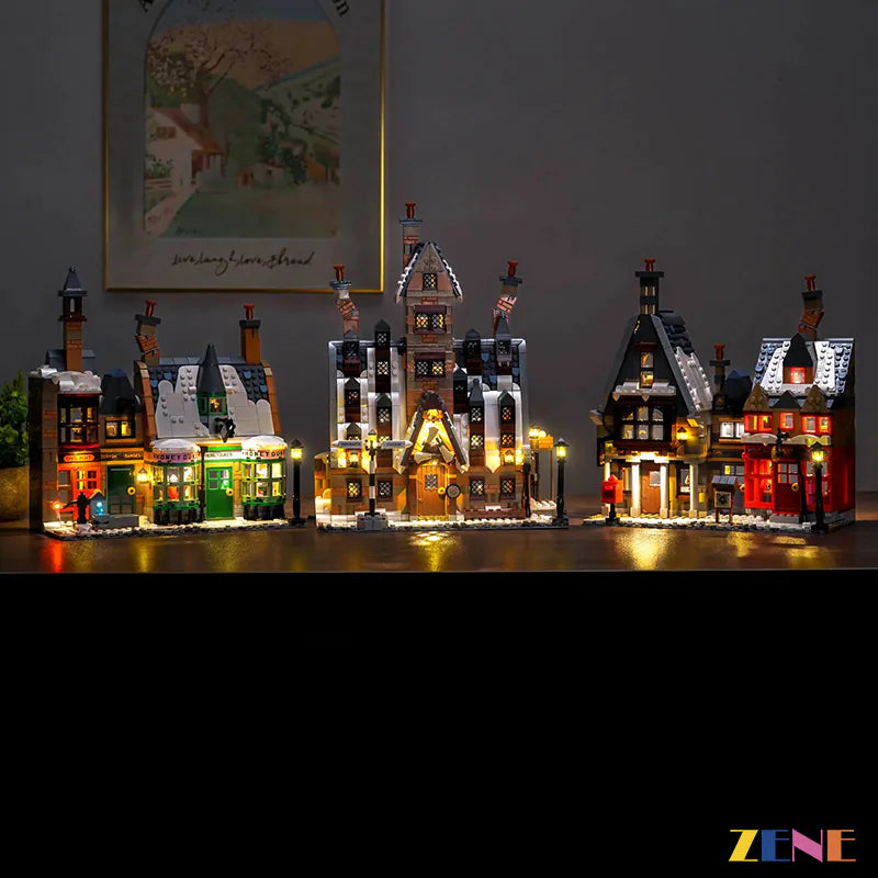 Honeydukes sweet shop window lighting - ZENE Bricks Light Kit for LEGO® Hogsmeade Village Collectors' Edition #76457
