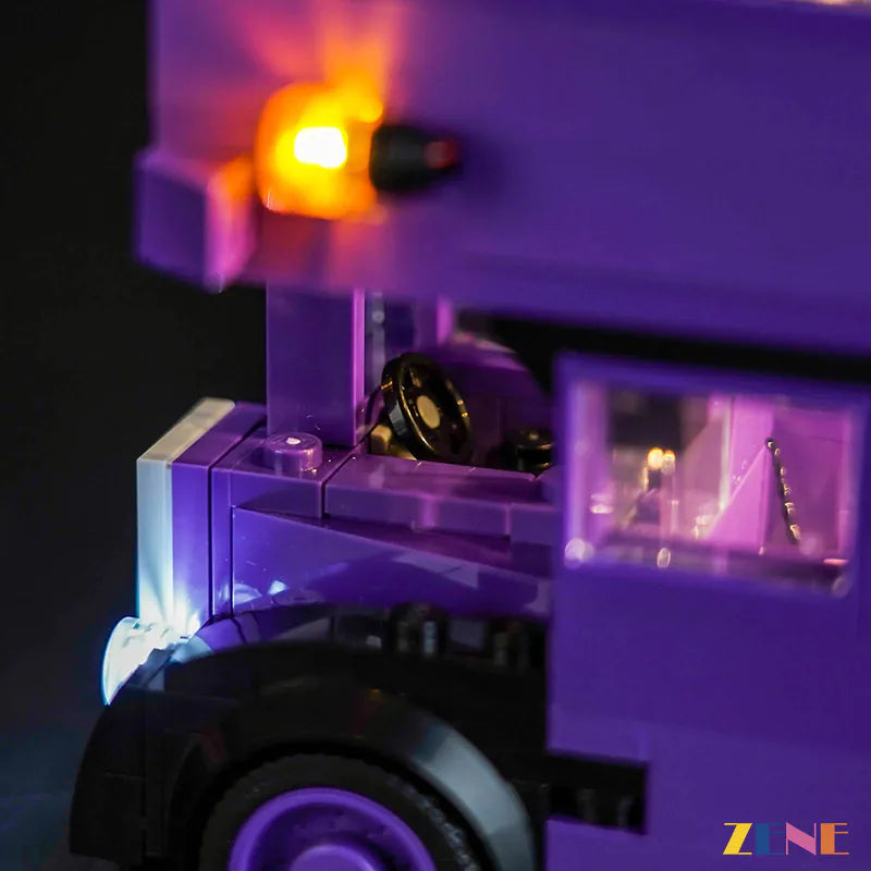 zene bricks Light Kit for LEGO Knight Bus Adventure #76446