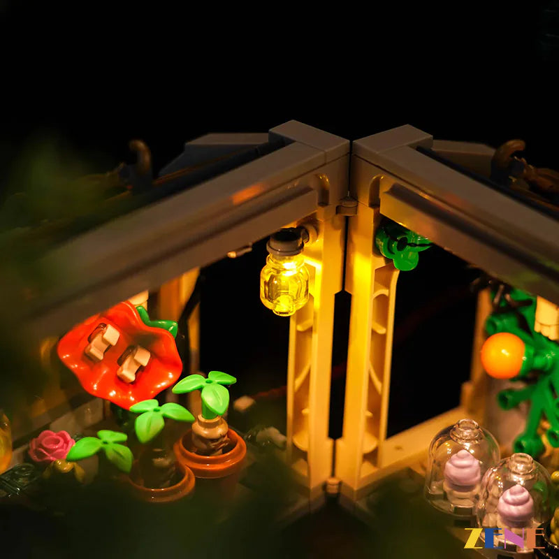 magical plant specimen LEDs - ZENE Bricks Light Kit for LEGO® Hogwarts Castle Herbology Class #76445