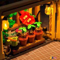 Harry Potter plant lesson glow - ZENE Bricks Light Kit for LEGO® Hogwarts Castle Herbology Class #76445