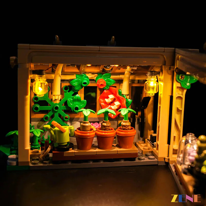 greenhouse table scene illumination - ZENE Bricks Light Kit for LEGO® Hogwarts Castle Herbology Class #76445