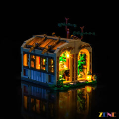 complete Herbology classroom illumination - ZENE Bricks Light Kit for LEGO® Hogwarts Castle Herbology Class #76445