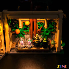 remote control Herbology class lights - ZENE Bricks Light Kit for LEGO® Hogwarts Castle Herbology Class #76445