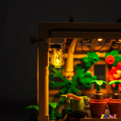 magical education display glow - ZENE Bricks Light Kit for LEGO® Hogwarts Castle Herbology Class #76445