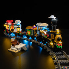 Holiday Express locomotive headlight glow - ZENE Bricks Light Kit for LEGO® Holiday Express Train #10361 Ver.2