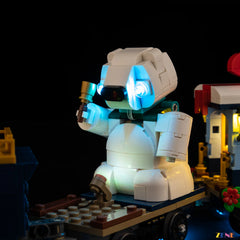 festive carriage window warm illumination - ZENE Bricks Light Kit for LEGO® Holiday Express Train #10361 Ver.2