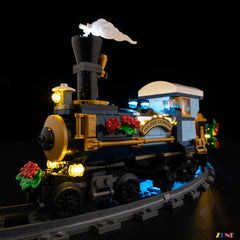 train carriage interior warm light - ZENE Bricks Light Kit for LEGO® Holiday Express Train #10361 Ver.2