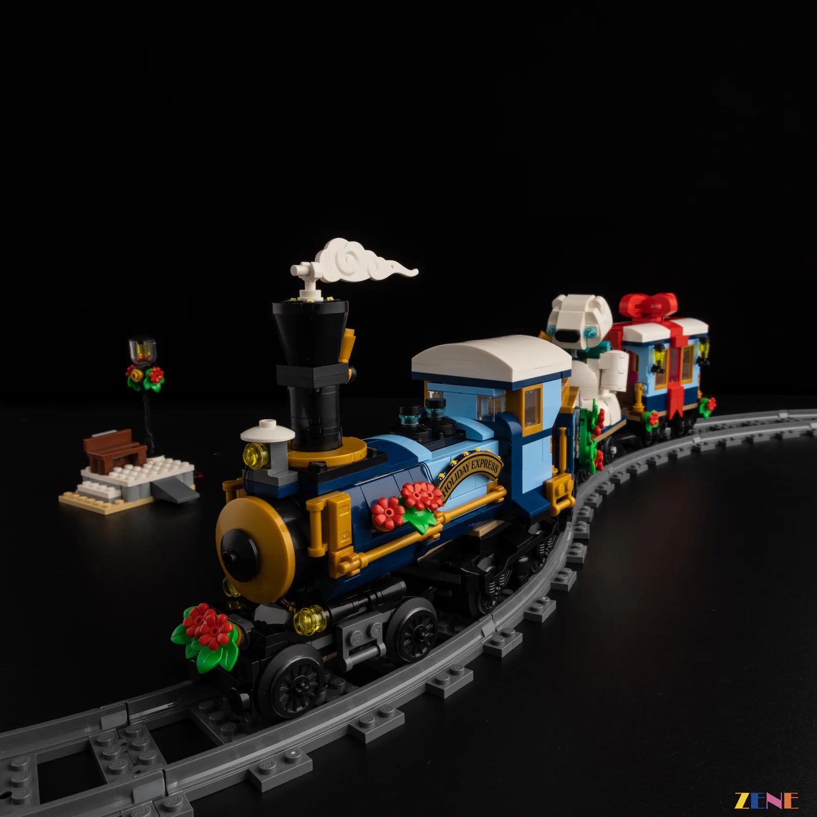 festive railway centerpiece illumination - ZENE Bricks Light Kit for LEGO® Holiday Express Train #10361 Ver.2