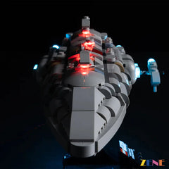 Home One engines bridge and Star Wars fleet glow - ZENE Bricks Light Kit for LEGO® Home One Starcruiser #75405