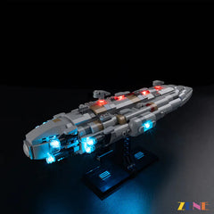 Home One engines bridge and Star Wars fleet glow - ZENE Bricks Light Kit for LEGO® Home One Starcruiser #75405